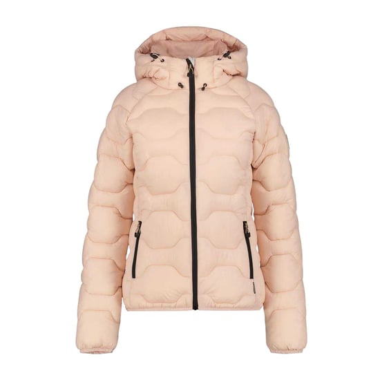 Icepeak Dames-pufferjack met print en doorlopende rits (Baby Roze) - Image 2