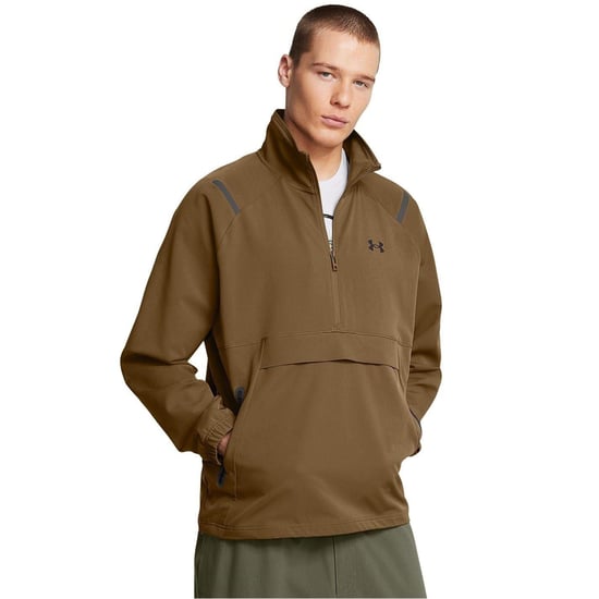 Under Armour Mens Unstoppable Moisture Wicking Anorak (Brown) - Image 3