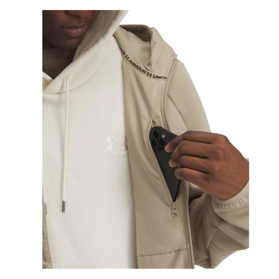 Under Armour Mens Unstoppable Padded Soft Shell Jacket (Brown) - Image 3