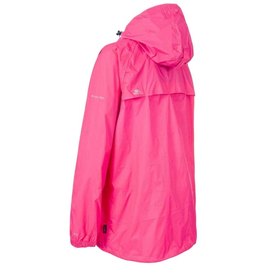 Trespass Womens/Ladies Qikpac Relaxed Fit Hooded Jacket (Sasparilla Pink Print) - Image 2