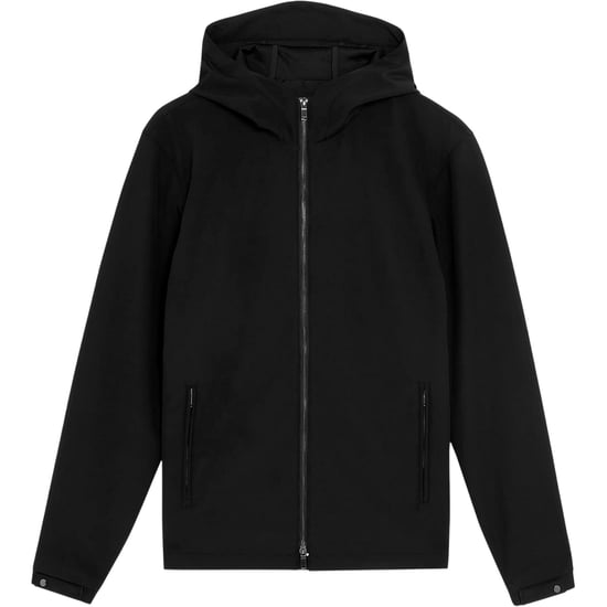 Lyle & Scott Softshelljacka för män, enfärgad med dragkedja och fickor (Lack) - Image 2
