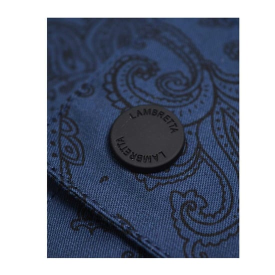 Lambretta Mens Hooded Jacket (Blue Print) - Image 3