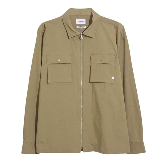 Farah Överskjorta för herrar (Khaki) - Image 1