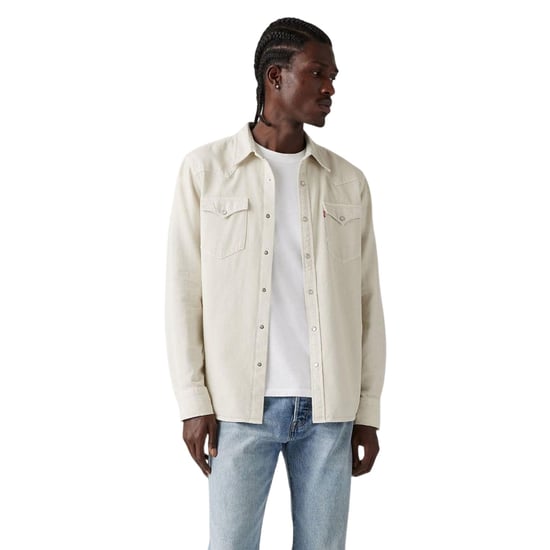Levis Western Regular Overshirt för herrar (Silver björk) - Image 1
