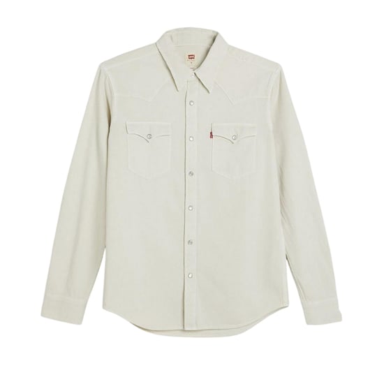 Levis Western Regular Overshirt för herrar (Silver björk) - Image 2