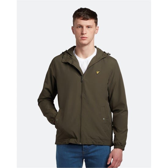 Lyle & Scott Waterdichte jas met capuchon voor heren (Olijf) - Image 1