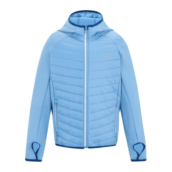 Regatta Childrens/Kids Andreson Hybrid Jacket (Washed Denim) - Image 2