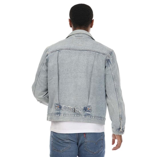 Levis Katoenen truckerjack voor heren (Denim) - Image 3