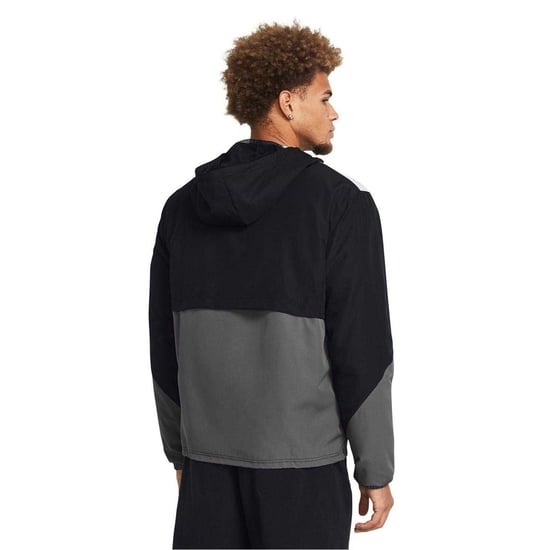 Under Armour Heren Legacy Hooded Windbreaker (Zwart) - Image 2