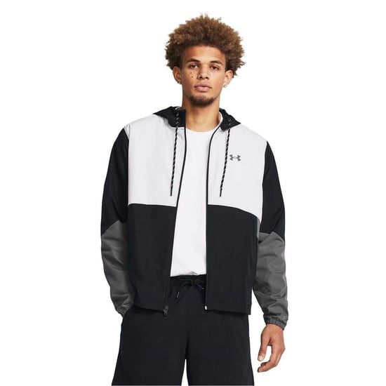 Under Armour Heren Legacy Hooded Windbreaker (Zwart) - Image 3