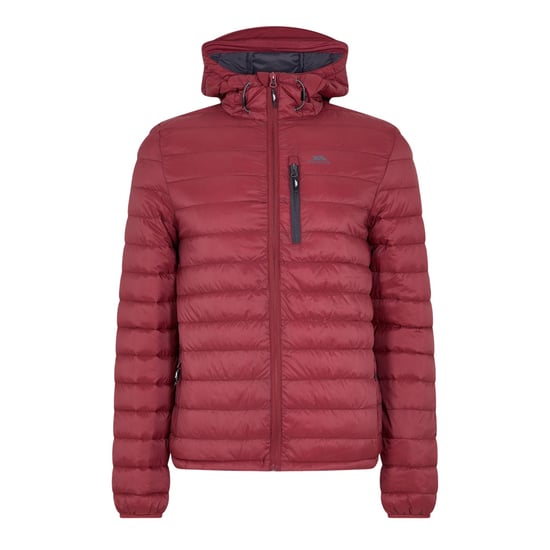 Trespass Digby Puffer Jacket för herrar (Bourgogne/grått) - Image 1