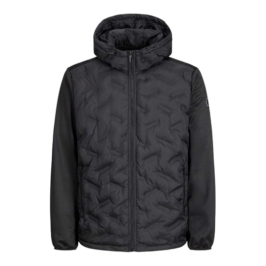 Jack And Jones Heren Hybride Jas met Capuchon (Zwart) - Image 2