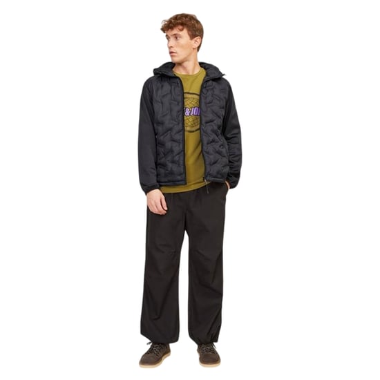 Jack And Jones Heren Hybride Jas met Capuchon (Zwart) - Image 4