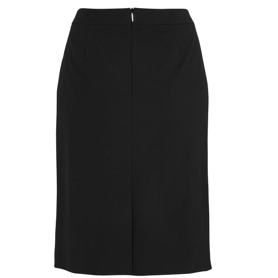 Boss Vilea effen kokerrok voor dames (Zwart) - Image 2