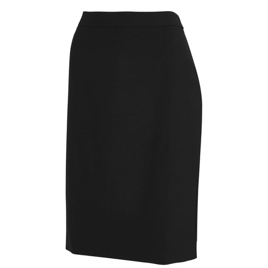 Boss Vilea effen kokerrok voor dames (Zwart) - Image 3