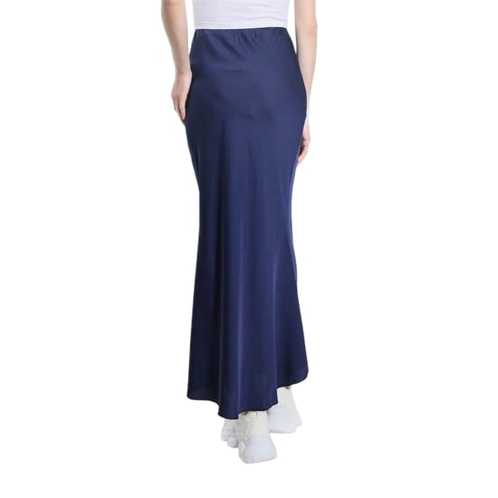 Be You Dames/Dames Satijnen Midi rok (Marine) - Image 2