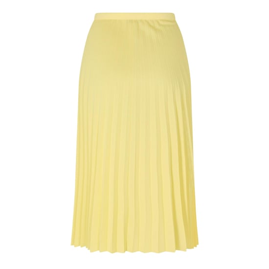 Lacoste Dames/Dames Plooi Polyester Midi Rok (Geel) - Image 2