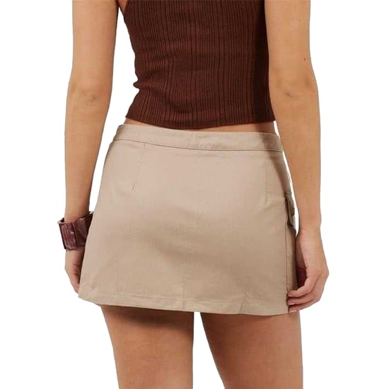 Brave Soul Wikkelskirt voor dames (Beige) - Image 2