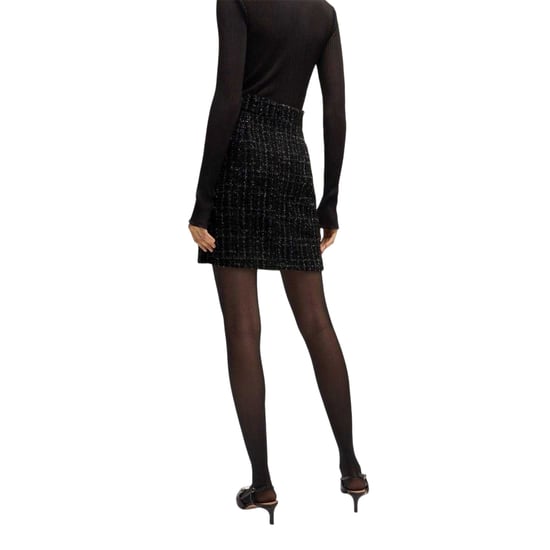 Boss Viliana reguliere minirok voor dames (Zwart) - Image 3