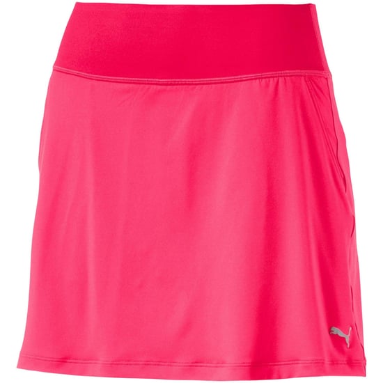 Puma Womens/Ladies Plain Knitted Golf Skort (Pink) - Image 2