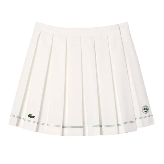 Lacoste Plissérok voor dames – Roland Garros-editie (Crème) - Image 2