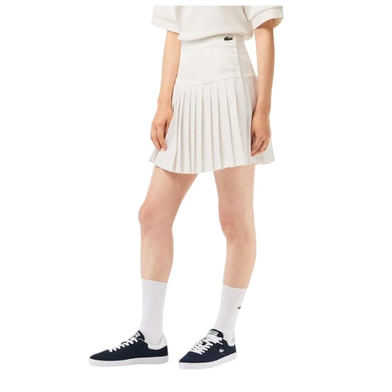 Lacoste Plissérok voor dames – Roland Garros-editie (Crème) - Image 4