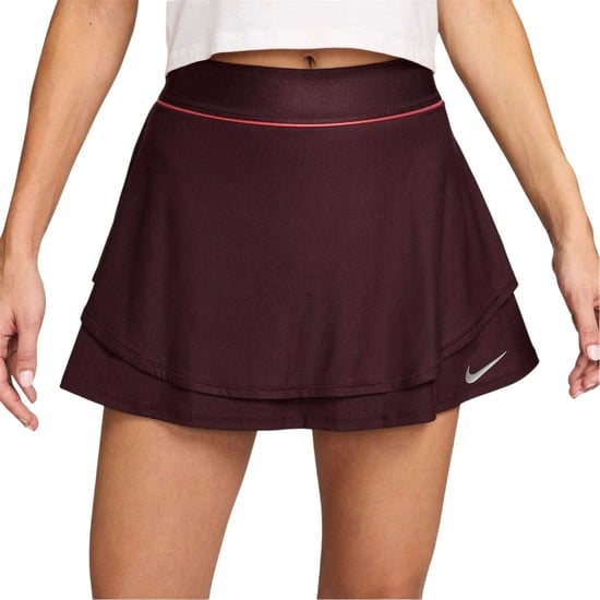 Nike Womens/Ladies New York Grand Slam Fitted Skirt (Burgundy) - Image 1