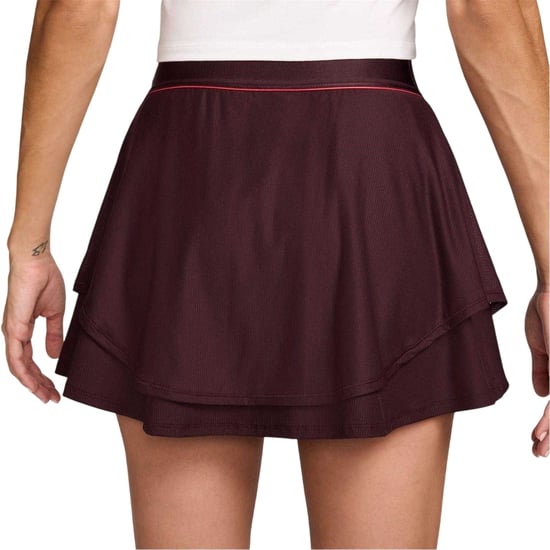 Nike Womens/Ladies New York Grand Slam Fitted Skirt (Burgundy) - Image 2