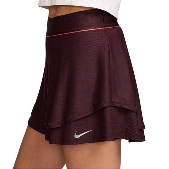 Nike Womens/Ladies New York Grand Slam Fitted Skirt (Burgundy) - Image 3