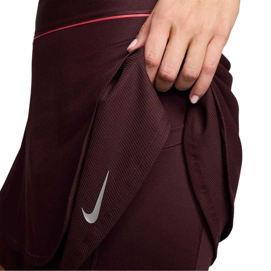 Nike Womens/Ladies New York Grand Slam Fitted Skirt (Burgundy) - Image 4