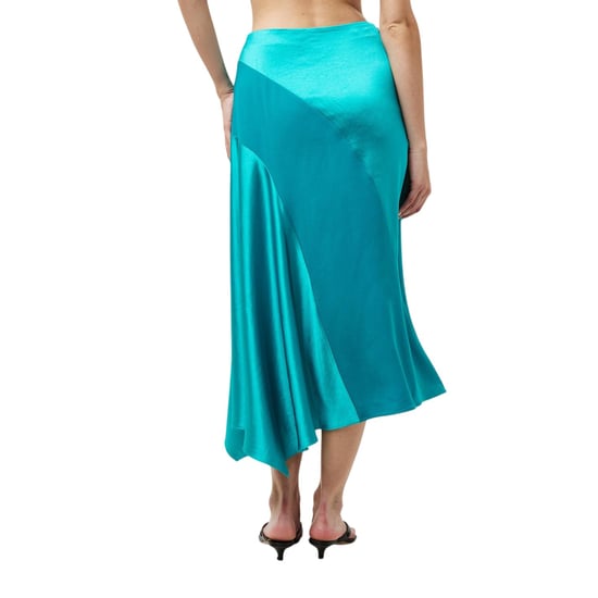 Ted Baker Asymmetrische geweven midirok voor dames (Helder groen) - Image 4