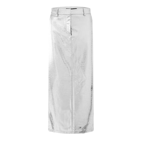Vero Moda Lisa Croc-kokerrok voor dames (Zilver) - Image 1