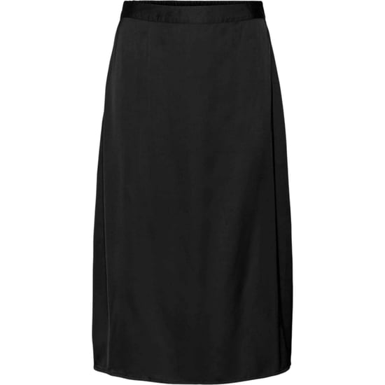 Vero Moda Dames/Dames Geweven Midi Rok (Zwart) - Image 2