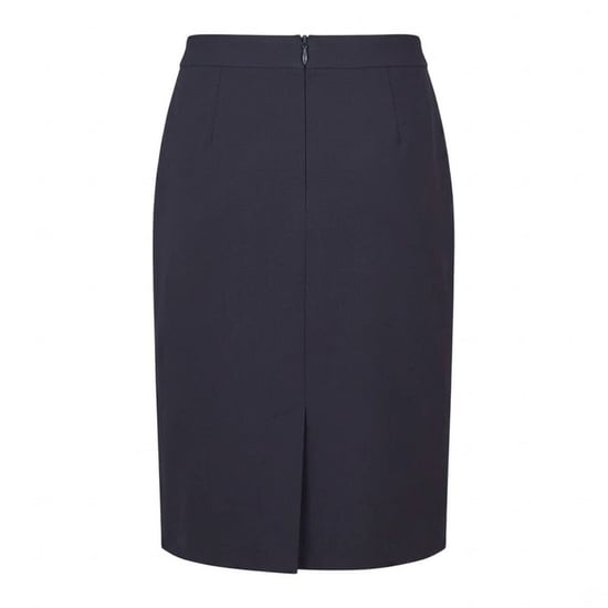 Boss Vilea effen kokerrok voor dames (Blauw) - Image 2