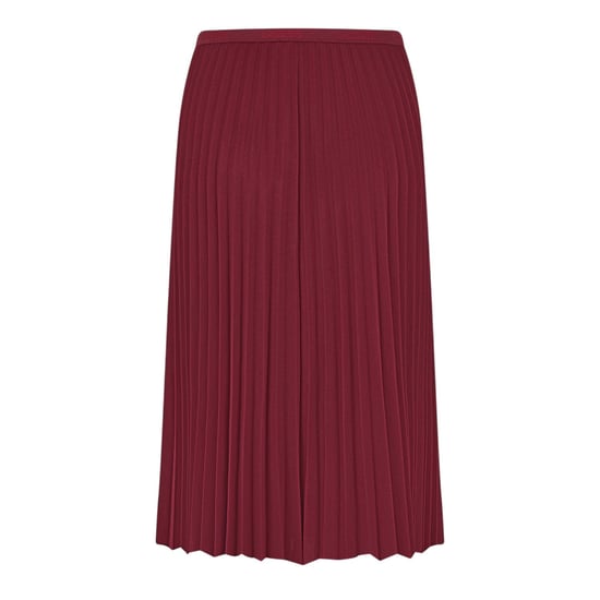 Lacoste Dames/Dames Plooi Polyester Midi Rok (Zinfandel) - Image 2