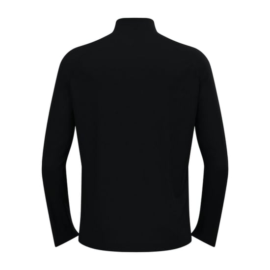 Odlo Heren Essentials Quarter Zip Fleece Top (Zwart) - Image 2