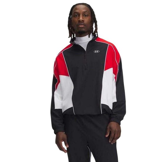 Under Armour Mens Colour Block Track Jacket (Black) - Image 2