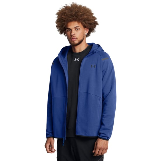 Under Armour Mens Unstoppable Sweat Jacket (Blue) - Image 3