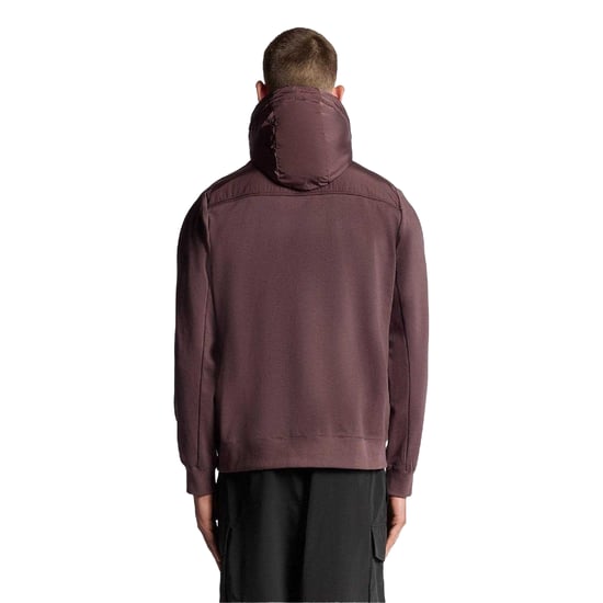 Lyle & Scott Hybridjacka för män med logotyp (Brun) - Image 4