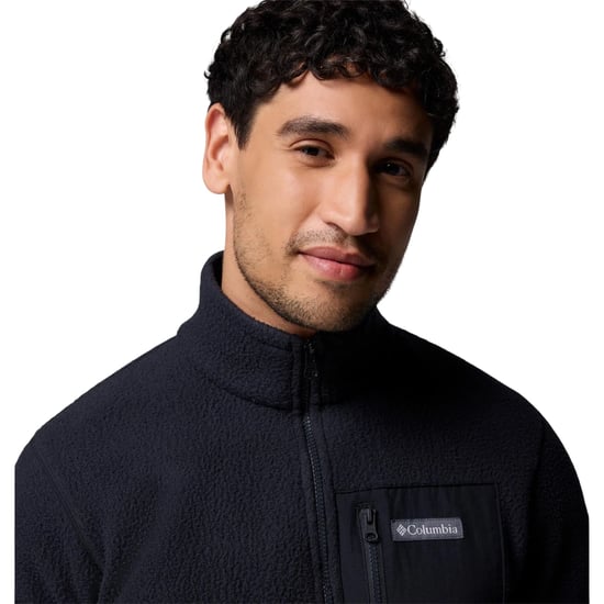 Columbia Mens Jasper Ridge Fleece Jacket (Black) - Image 3
