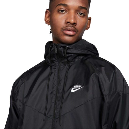 Nike Windrunner-jacka för herrar (Svart/vit) - Image 4