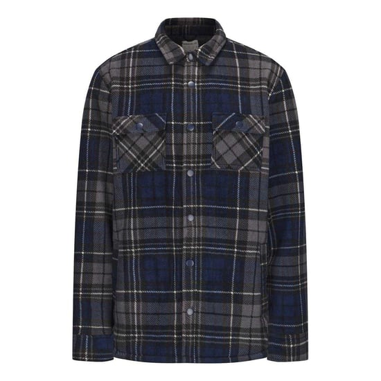 SoulCal Heren geruite polyester jas (Marine) - Image 1