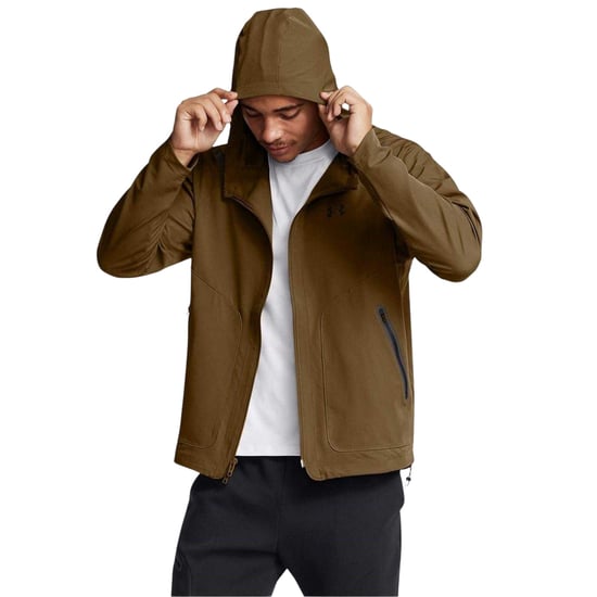 Under Armour Träningsjacka med huva för män – Unstoppable (Brun) - Image 1