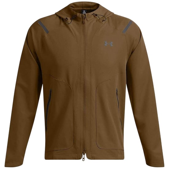 Under Armour Träningsjacka med huva för män – Unstoppable (Brun) - Image 2