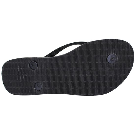 Havaianas Slim Glitter Womens Black Flip-Flops - Image 5