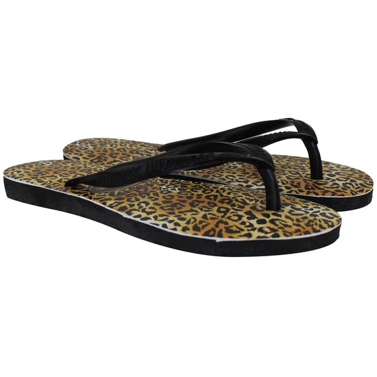 Havaianas Slim Leopard Womens Brown Flip-Flops - Image 3