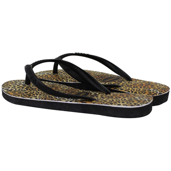 Havaianas Slim Leopard Womens Brown Flip-Flops - Image 4