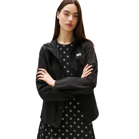 Tommy Jeans Dames/Dames Logo Full Zip Hoodie (Zwart) - Image 3