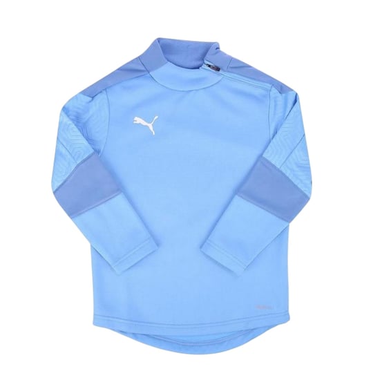 Puma Fleece-trainingsshirt met lange mouwen voor kinderen (Blauw) - Image 1