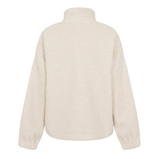 Slazenger Dames/Dames Fleece Sweatshirt met Kwartrits (Crème) - Image 3